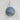 Supreme Glitter Ball Ornament Blue-Grey (Box of 6) 4" - Holiday Ornaments Merchandise