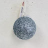Supreme Glitter Ball Ornament Blue-Grey (Box of 6) 4" - Holiday Ornaments Merchandise