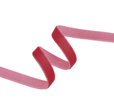 La Ribbons Velvet Ribbon Burgundy 3/8"Wx10yd - Velvet Ribbons Ribbon