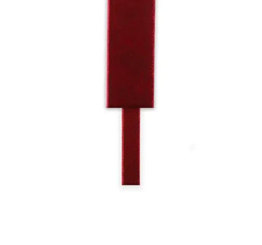 Ribbon La Ribbons Bordeaux velvet, 3/8 in wide, 10 yd length