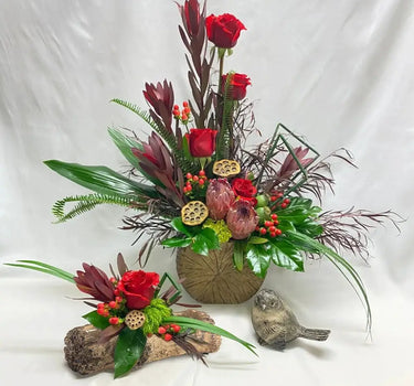 Ceramic Log Planter 12.5"L x 3"H