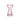 Diamond Star Pink Angel Shaped Glass Vase 4.3"D x 7.1"H - Vases Merchandise