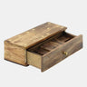 Sagebrook Dominoes Game in Wood Box Brown 9x3" - Tile Games Merchandise