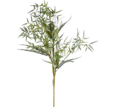 Direct Export Fern Leaf Spray Green 37" - Artificial Non-Flowering Plants Silk