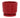 Napco Ceramic Red Prism Planter with Saucer 5.25" x 6" - Merchandise