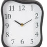 Deco Marché Metal Textured Table Clock With Gold Accents (2 Asst) 7" x 9" - Desk Clocks Merchandise