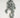 Snow Hanging Pine/Cone Bush 36"