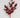 Supreme Glitter Eucalyptus Spray Red 31" - Artificial Non-Flowering Plants Silk