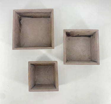 Melrose Wooden Box Large 7.5x7.5” - Merchandise