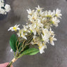 Le Fleur Cluster Mini Flower Bundle (x3) White 18" - Uncategorized Silk