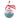 Glory Haus Boat & Presents Ornament, 6-inch round lake scene Christmas ornament with red ribbon