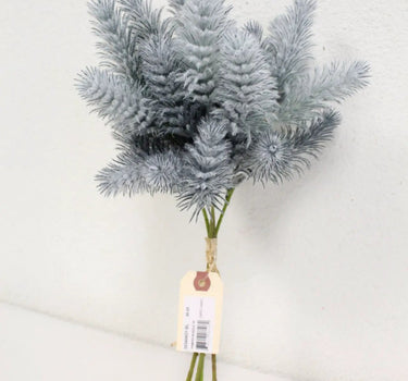 Supreme Pampas Bundle Grey/Blue 16" - Artificial Non-Flowering Plants Silk