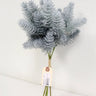 Supreme Pampas Bundle Grey/Blue 16" - Artificial Non-Flowering Plants Silk