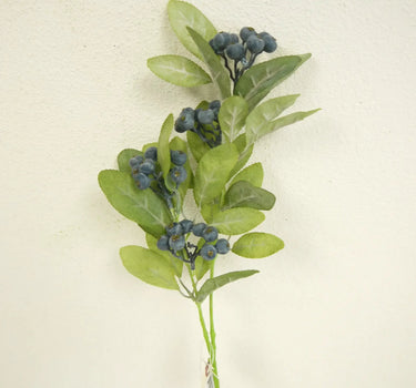 Leaf/Berry Spray Blue 30"