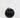 Supreme Glitter/Beaded Ball Ornament Black (Box of 4) 4.7" - Holiday Ornaments Merchandise
