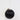 Supreme Glitter/Beaded Ball Ornament Black (Box of 4) 4.7" - Holiday Ornaments Merchandise