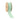 Ribbon La Ribbons light green frayed-edge chiffon, 1.5" x 10 yd spool