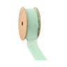 Ribbon La Ribbons light green frayed-edge chiffon, 1.5" x 10 yd spool