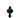 Direct Export Flocked Finial Ornament Hunter Green 9" - Holiday Ornaments Merchandise