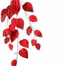 Direct Export Jewel Leaf Garland Red 39" - Garlands Silk