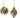 Direct Export Glass Swirl Ball or Drop Orn (2 Asst) Rainbow 4" - Holiday Ornaments Merchandise