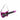 Direct Export Glass Glitter Guitar Ornament Pink/Black 5" - Holiday Ornaments Merchandise