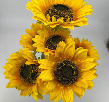 Supreme Sunflower Bush Yellow 22" - Uncategorized Silk
