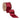 Ribbon La Ribbons Wine Wired Shimmer Satin Ribbon, 2.5 in x 10 yd, deep red satin.