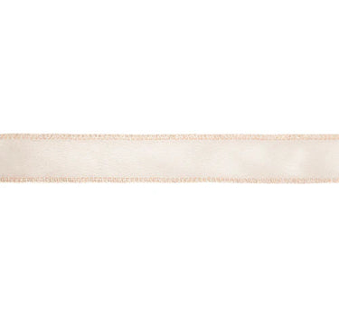 La Ribbons Shimmer Satin | Champagne with Champagne Backing Ribbon 1"Wx10yd - Satin Ribbons Ribbon