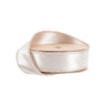 La Ribbons Shimmer Satin | Champagne with Champagne Backing Ribbon 1"Wx10yd - Satin Ribbons Ribbon