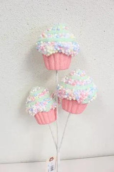 Supreme Pink Cupcake Spray 21" - Uncategorized Silk