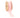 La Ribbons Frayed Edge Chiffon Ribbon Pink 1.5"W x 10yd - Velvet Ribbons Ribbon