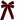 Direct Export Bow Ornament Red/White 13.5x9" - Holiday Ornaments Merchandise