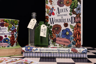 Alice in Wonderland Large Book Vase