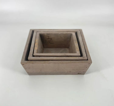 Melrose Wooden Box Large 7.5x7.5” - Merchandise