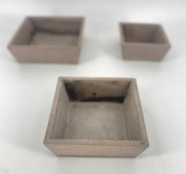 Melrose Wooden Box Medium 6.5x6.5” - Merchandise