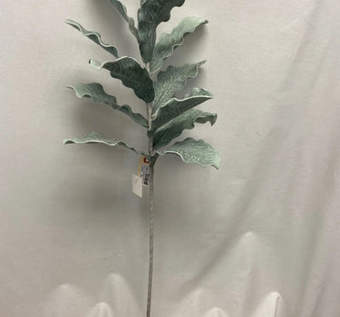 Foam Leaves Spray Light Blue 39''