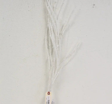 Snow Twig Spray White 38"