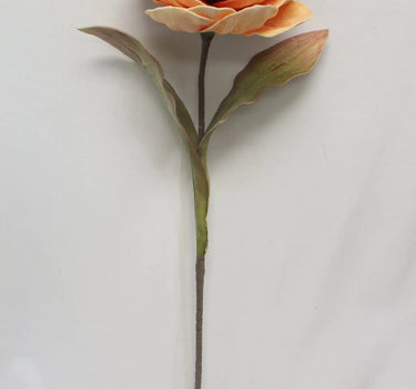 Foam Flower Spray Orange 43"