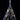 LED Twig Umbrella 17.5in hanging outdoor light with twig-like strands