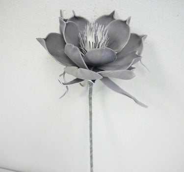 Pandula Foam Flower Grey 25"