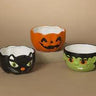Gerson Dolomite Halloween Design Candy Bowl (3 Asst) 6.6"D - Seasonal & Holiday Decorations Merchandise