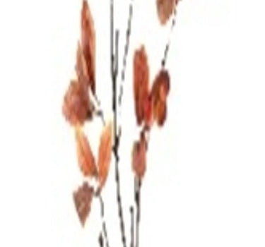 Silk Orange Berry Leaves Branch, 37 inches, Direct Export artificial plant