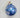Supreme Glass Ball Ornament Blue 4" - Holiday Ornaments Merchandise