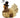 Harvest Turkey Figurine 5.5" x 4.5" x 5.9"