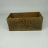 Gerson "Sage" Nesting Wood Engraved Planter Sm 10"L - Uncategorized Merchandise