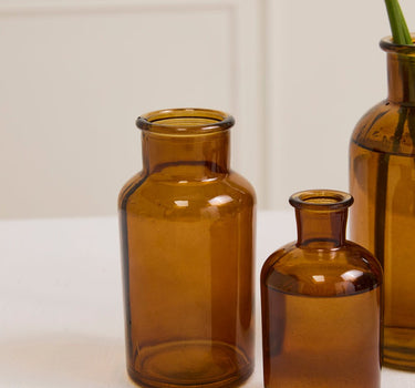 Amber Billie Bottle 3.25" x 6.25"