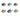 Napco Fish Pick (6 Asst) 4"L - Uncategorized Silk