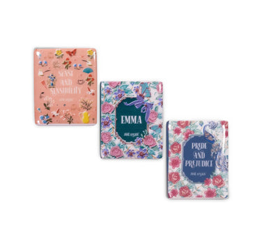 Jane Austen Book Magnet Set
