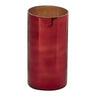 Accent Decor Red Lustrous Votive 3.75" x 7.75" - Candle Holders Merchandise